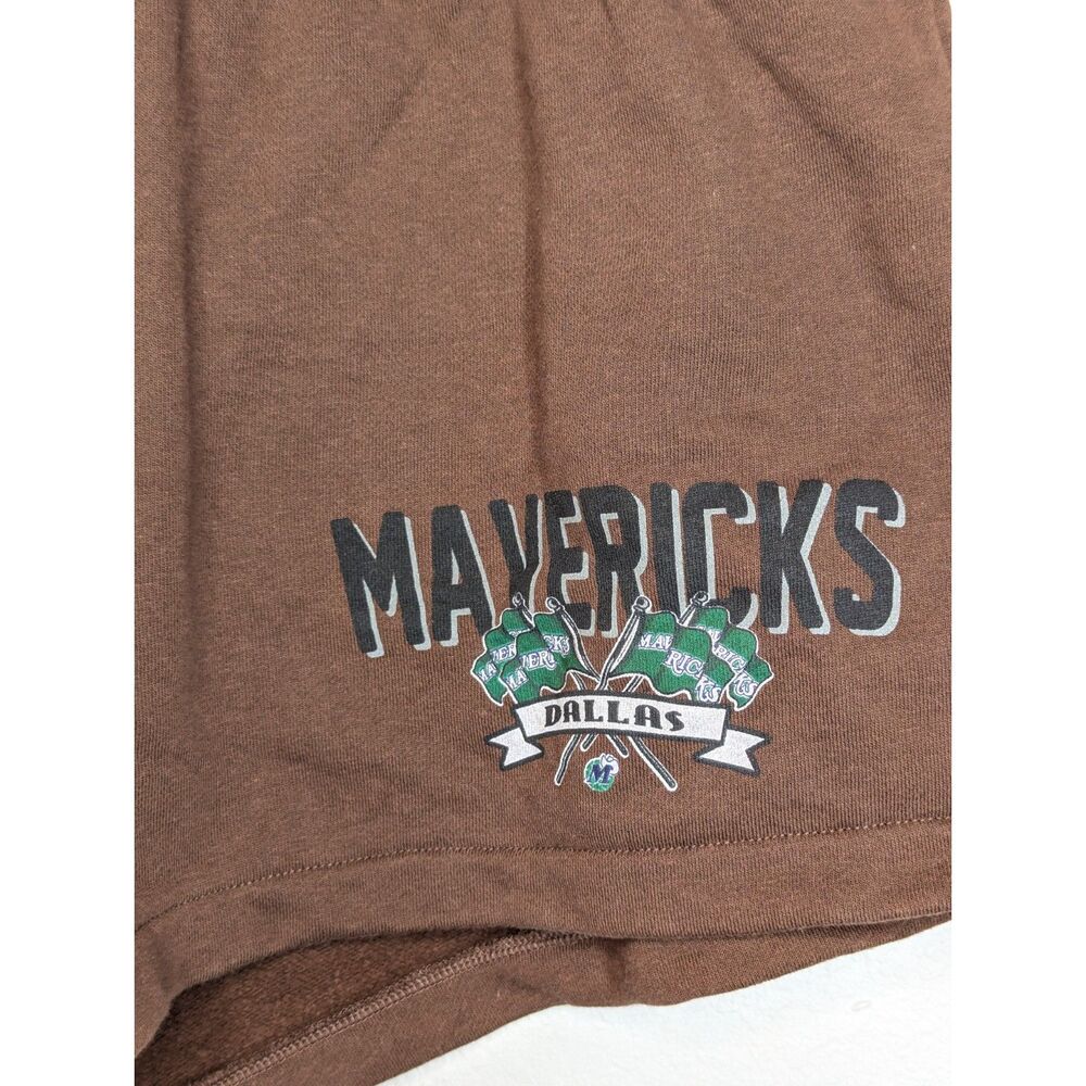 EUC Dallas Mavericks Wms Sweatshorts Sz M Mitchell & Ness Hardwood Classics NBA - Picture 3 of 6